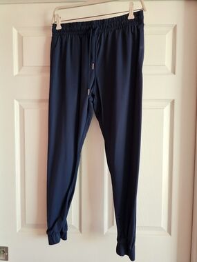 ZYIA Navy Performance Joggers with Drawstring